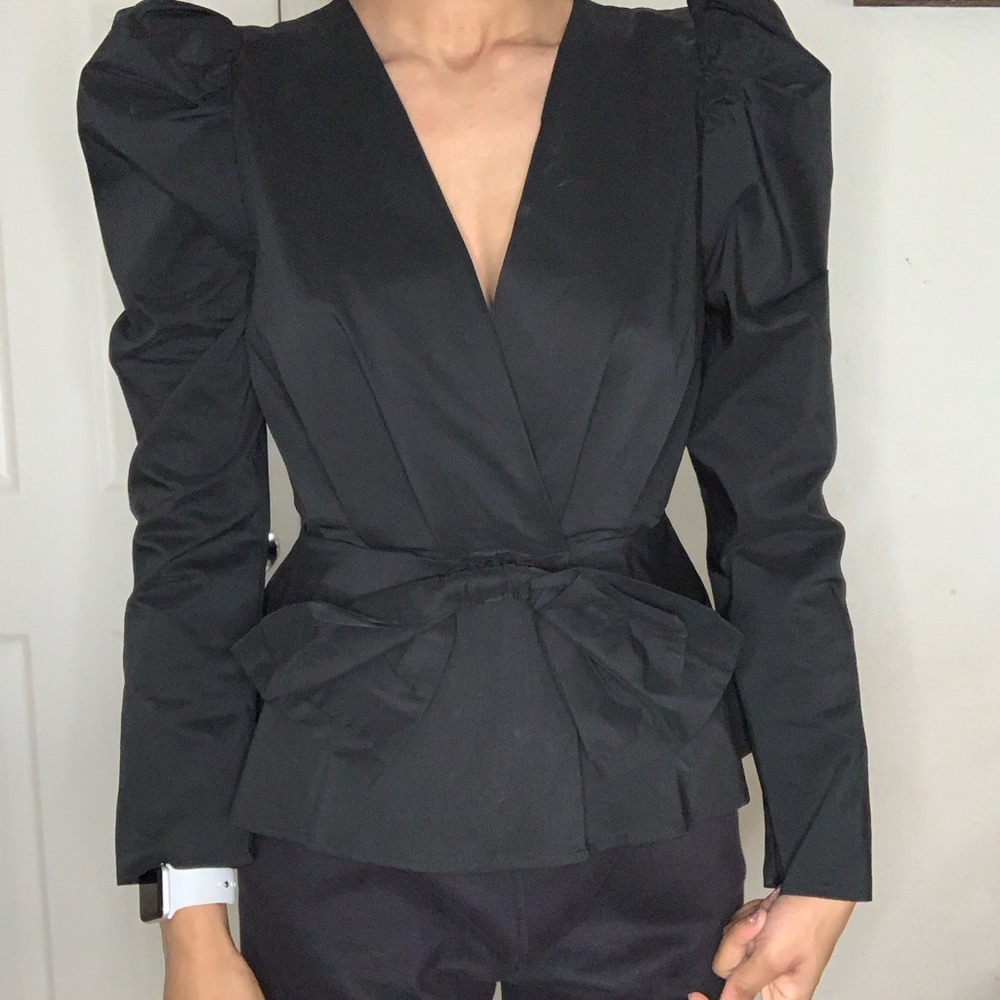 Black fashion blouse